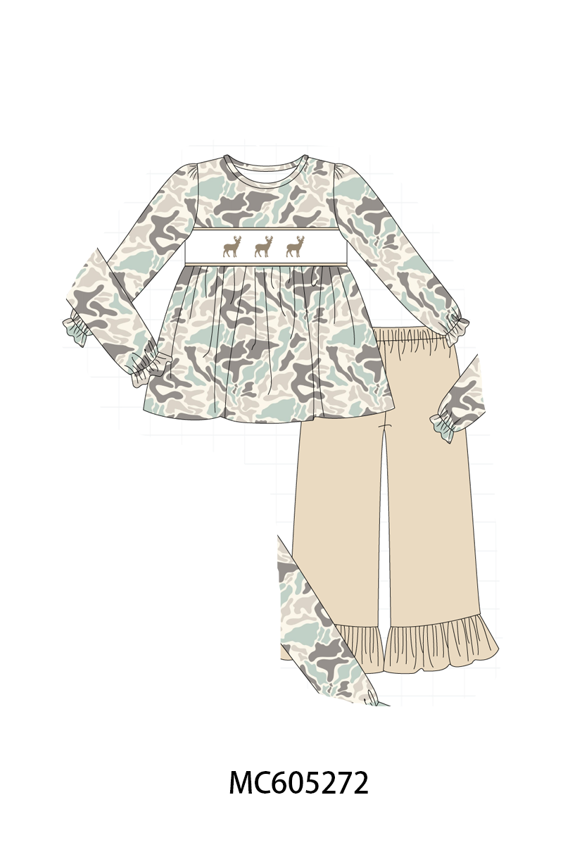 PREORDER Camouflage Hunting Deer Embroidery Collection