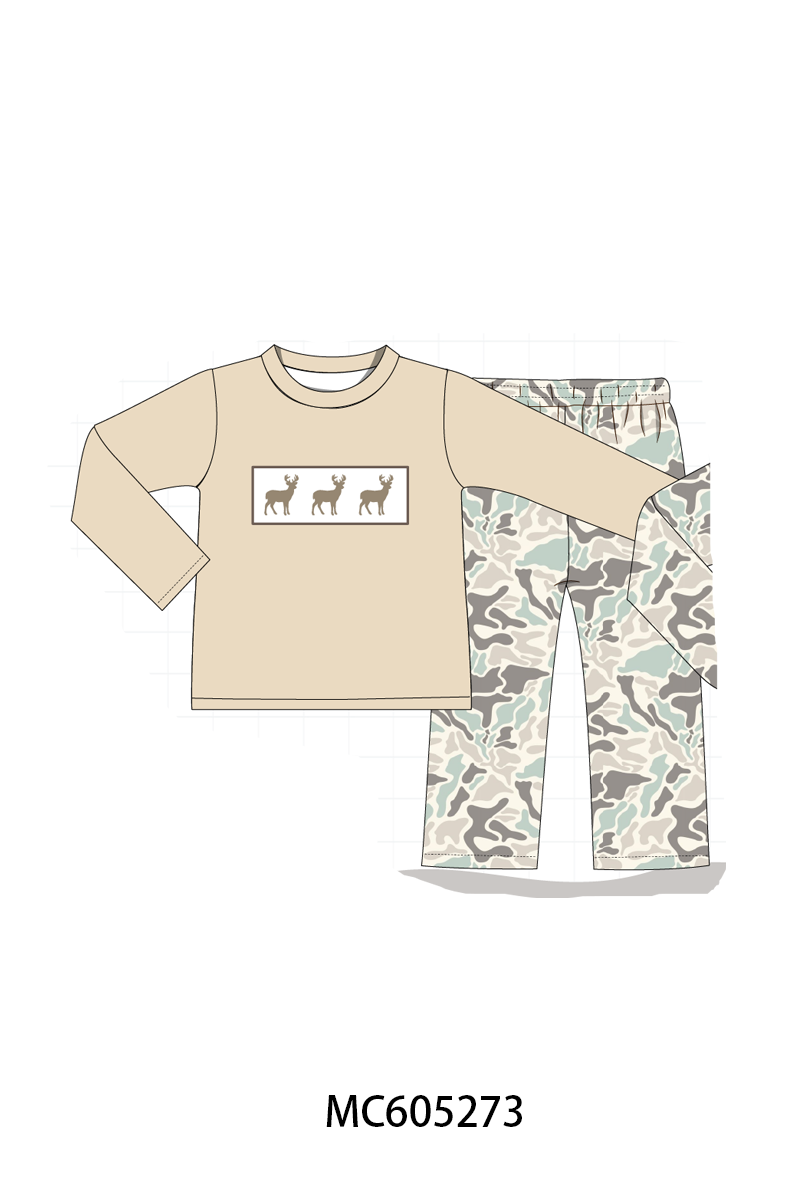 PREORDER Camouflage Hunting Deer Embroidery Collection