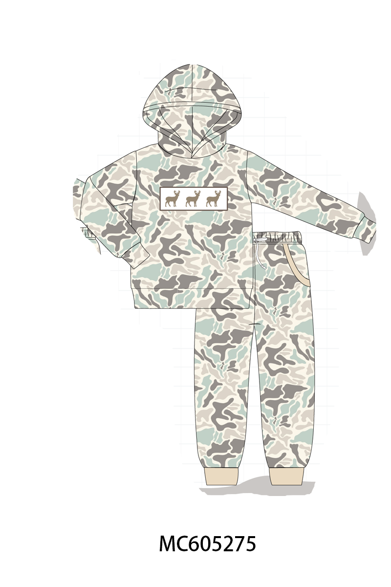 PREORDER Camouflage Hunting Deer Embroidery Collection