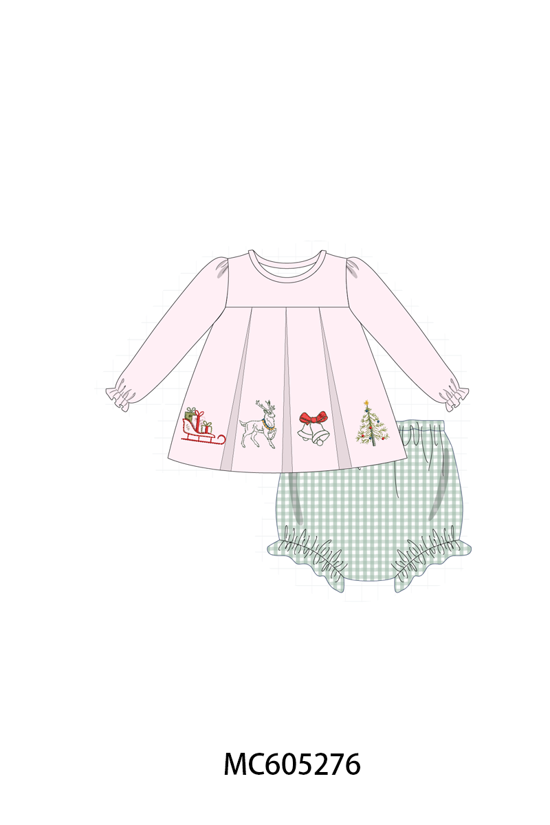 PREORDER Pink & Sage Christmas Embroidery Collection
