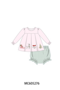 PREORDER Pink & Sage Christmas Embroidery Collection
