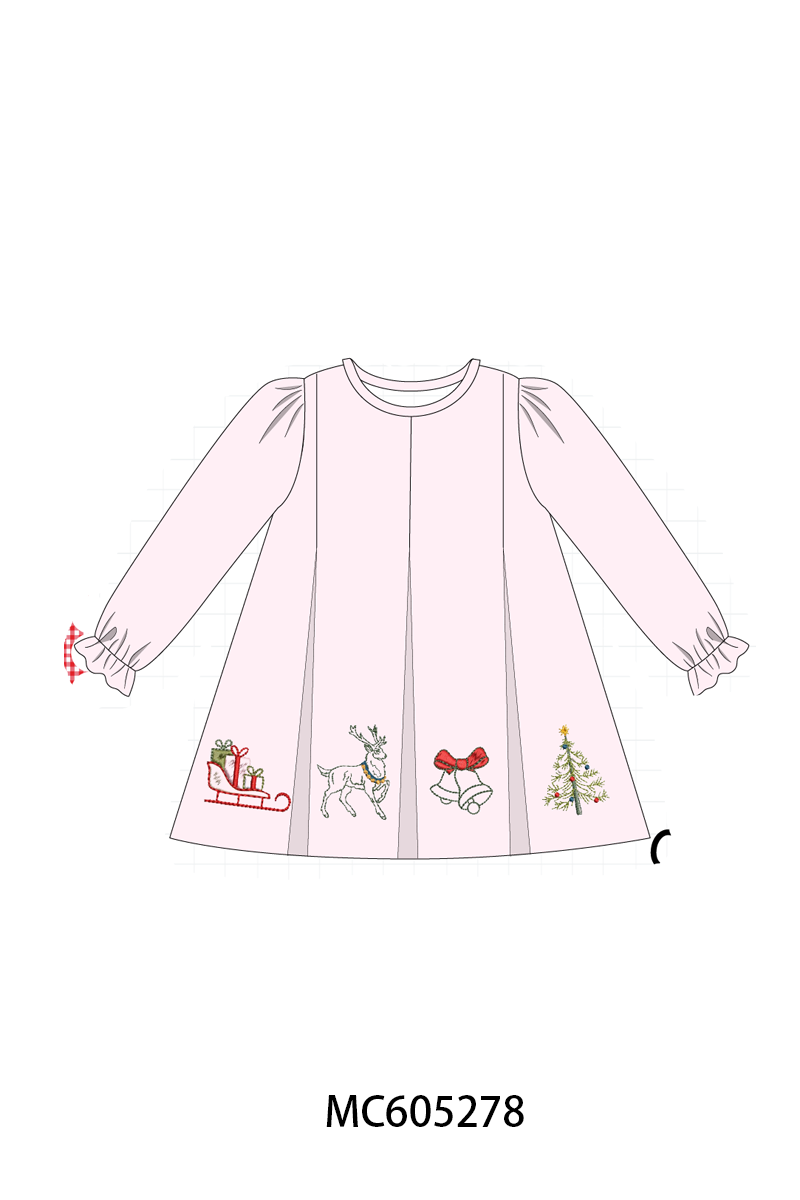 PREORDER Pink & Sage Christmas Embroidery Collection