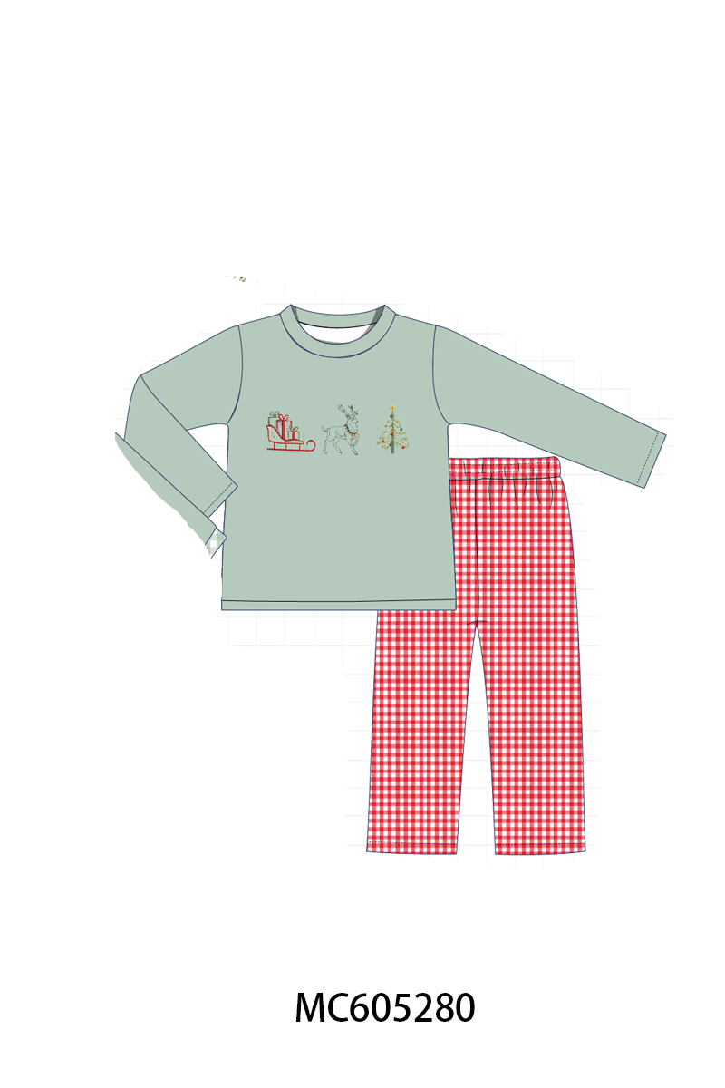 PREORDER Pink & Sage Christmas Embroidery Collection