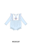 PREORDER Blue Castle Embroidery Ruffle Gingham Collection