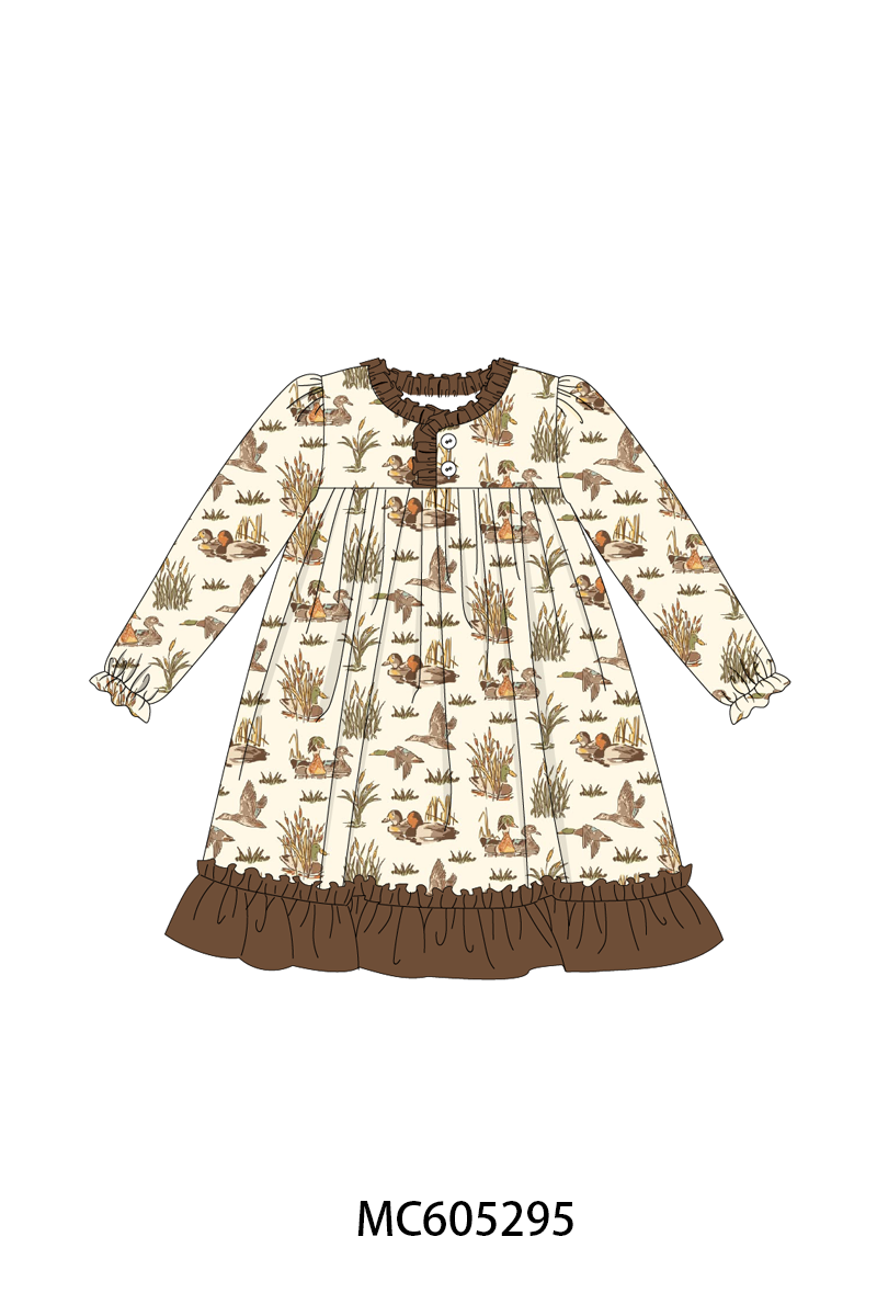 PREORDER Brown Duck Embroidery Bamboo Collection