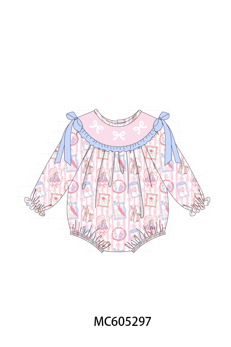 PRERORDER Pink bow embroidery collection