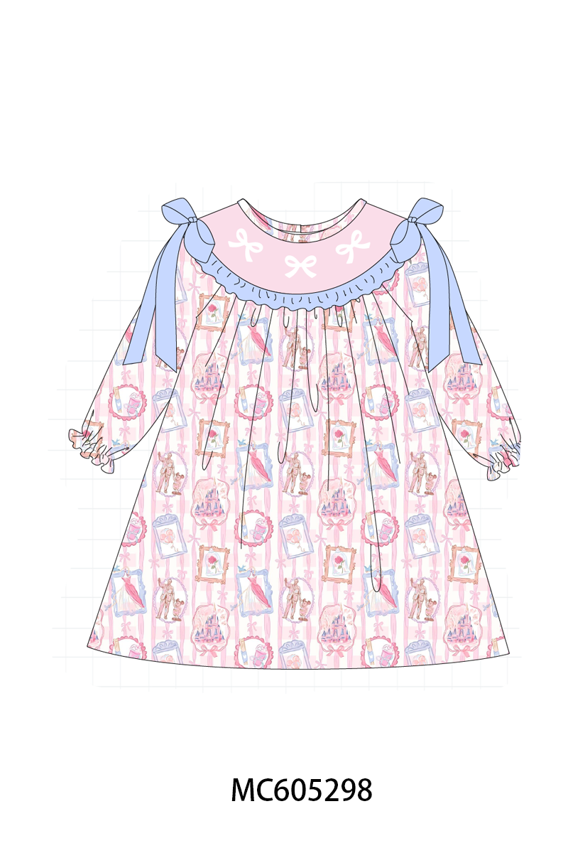 PRERORDER Pink bow embroidery collection