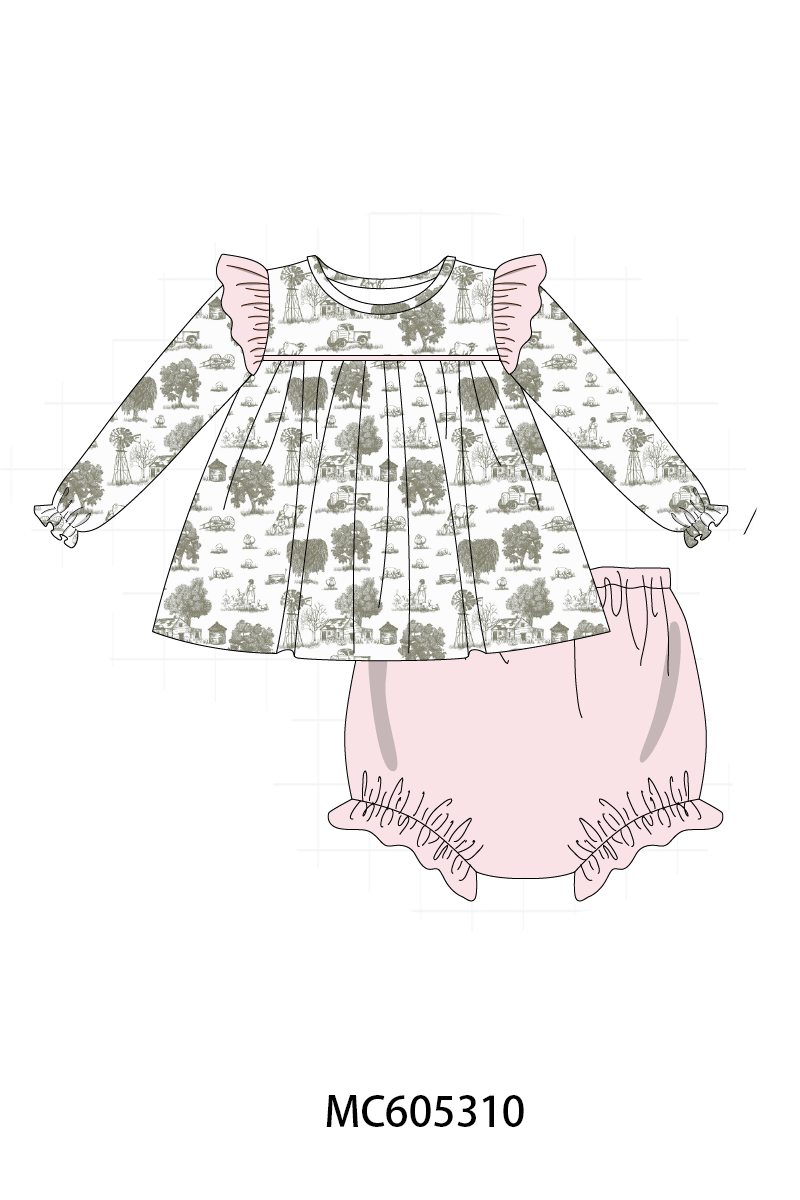 PREORDER Pink & Blue Farm Print Collection