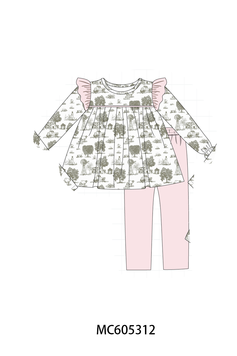 PREORDER Pink & Blue Farm Print Collection