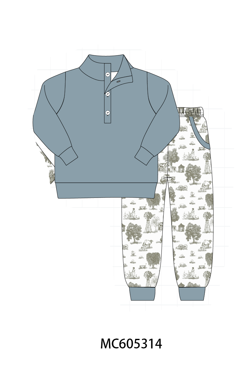 PREORDER Pink & Blue Farm Print Collection