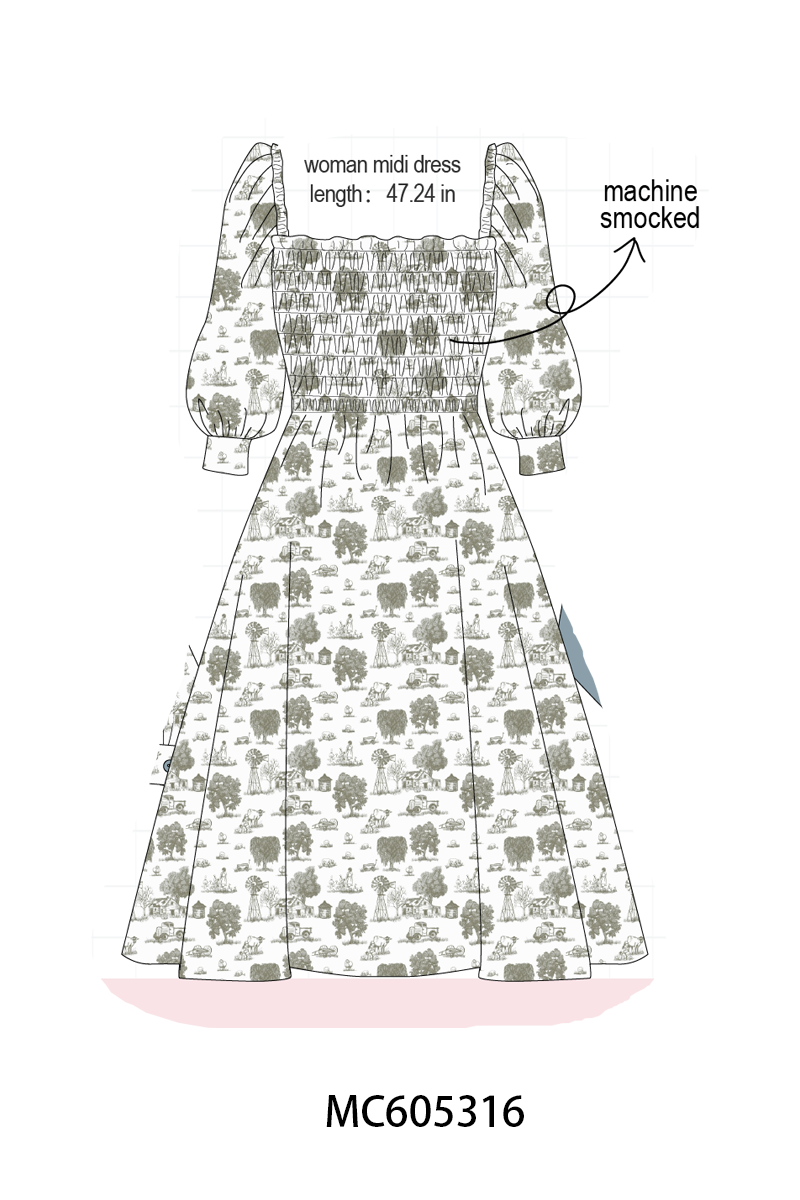 PREORDER Pink & Blue Farm Print Collection