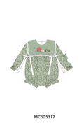 PO92 Green Farm Embroidery Floral Collection
