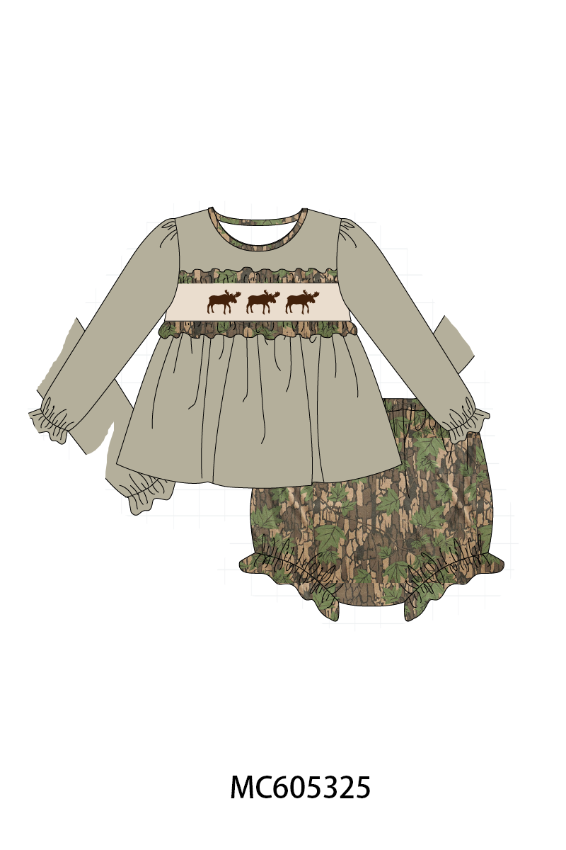 PREORDER Camouflage Moose Embroidery Collection