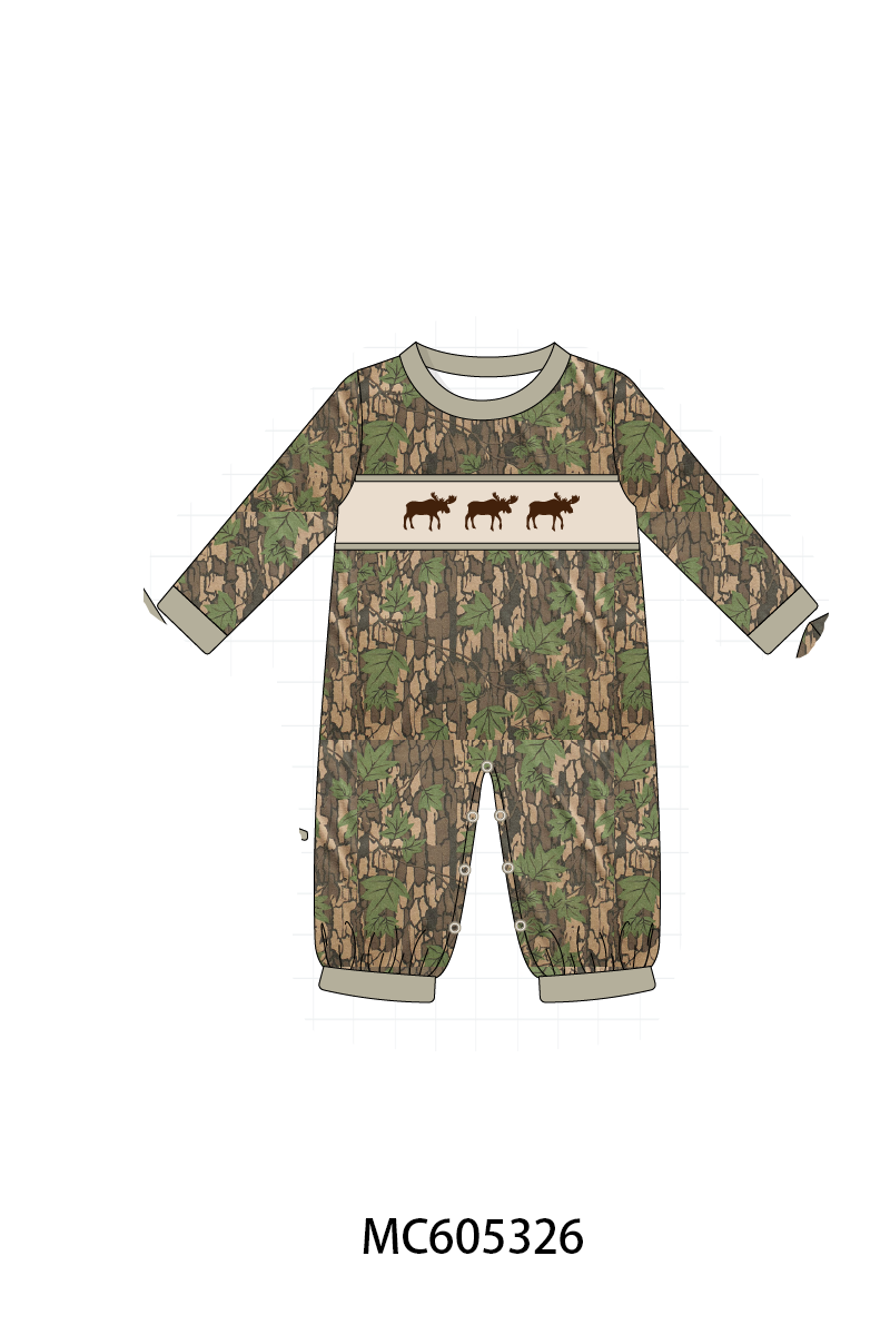 PREORDER Camouflage Moose Embroidery Collection