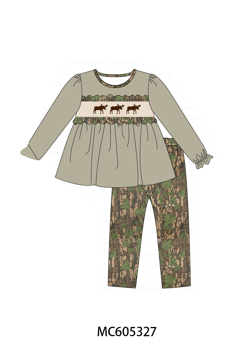 PREORDER Camouflage Moose Embroidery Collection