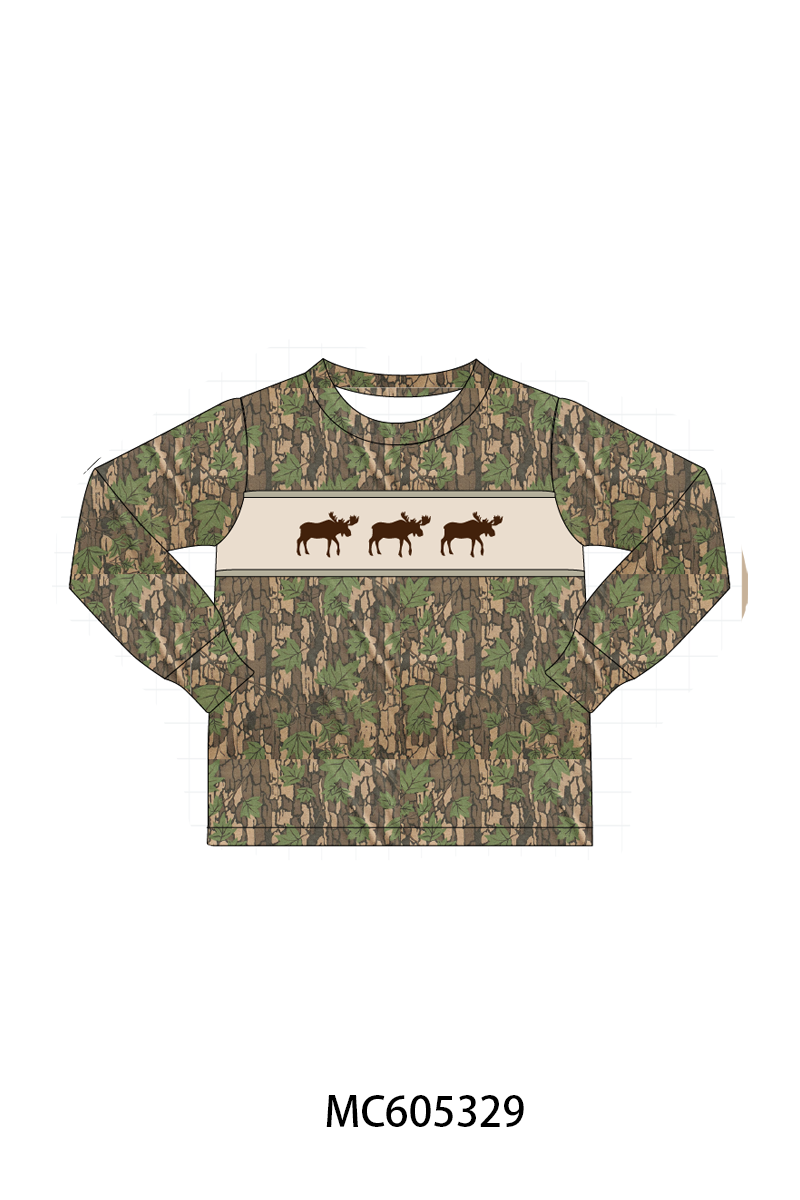 PREORDER Camouflage Moose Embroidery Collection