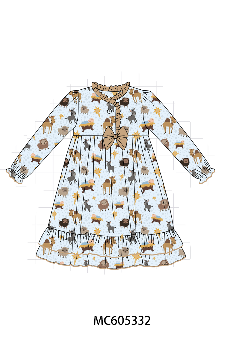 PREORDER Blue Animal Print Bamboo Collection