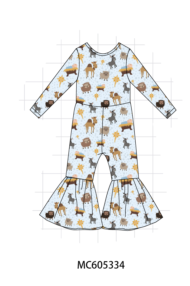 PREORDER Blue Animal Print Bamboo Collection