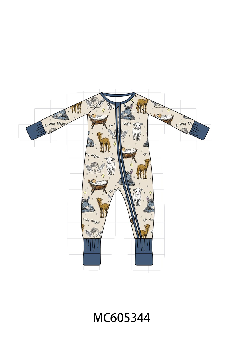PREORDER Navy Night Print Bamboo Collection