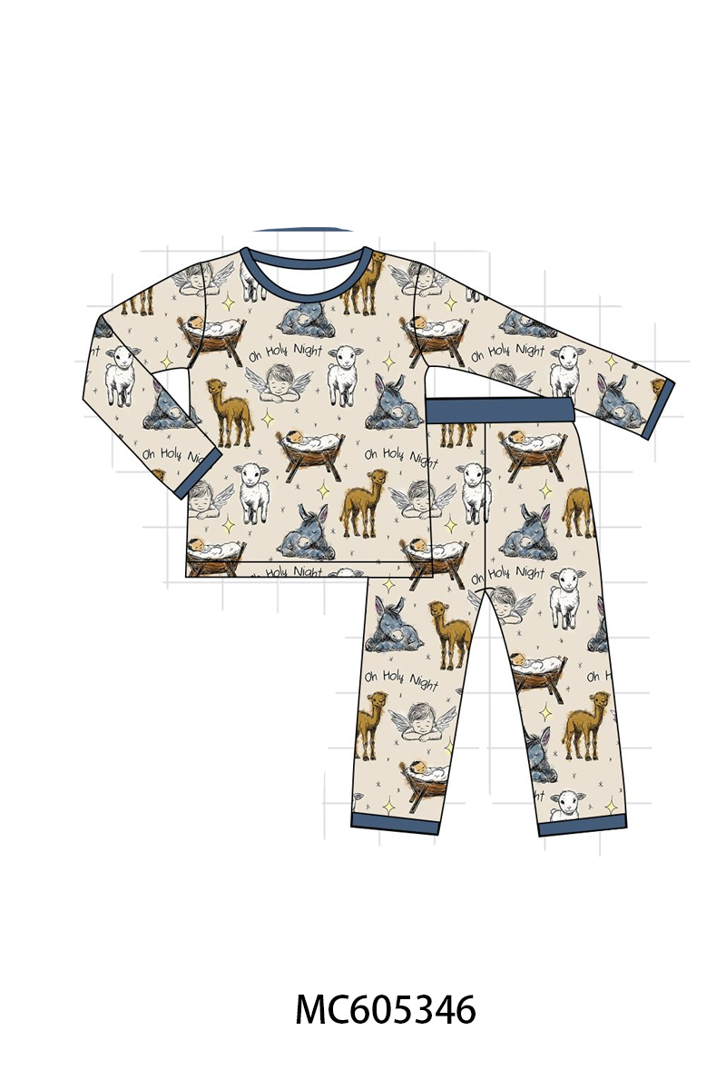 PREORDER Navy Night Print Bamboo Collection
