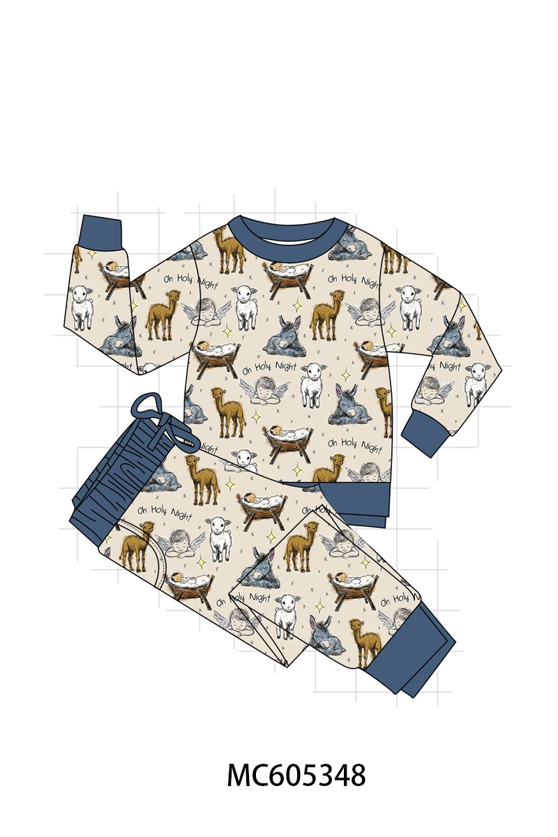 PREORDER Navy Night Print Bamboo Collection