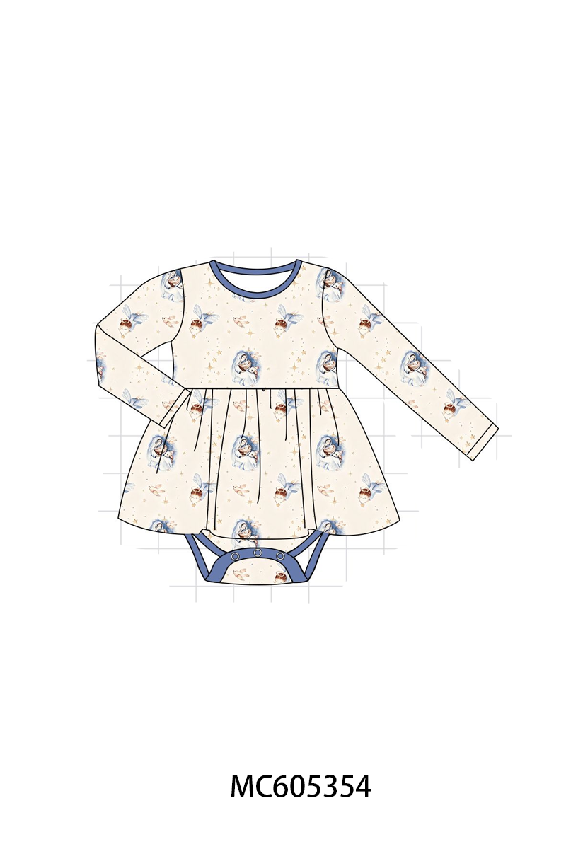 PREORDER Blue nativity Star Print Bamboo Collection