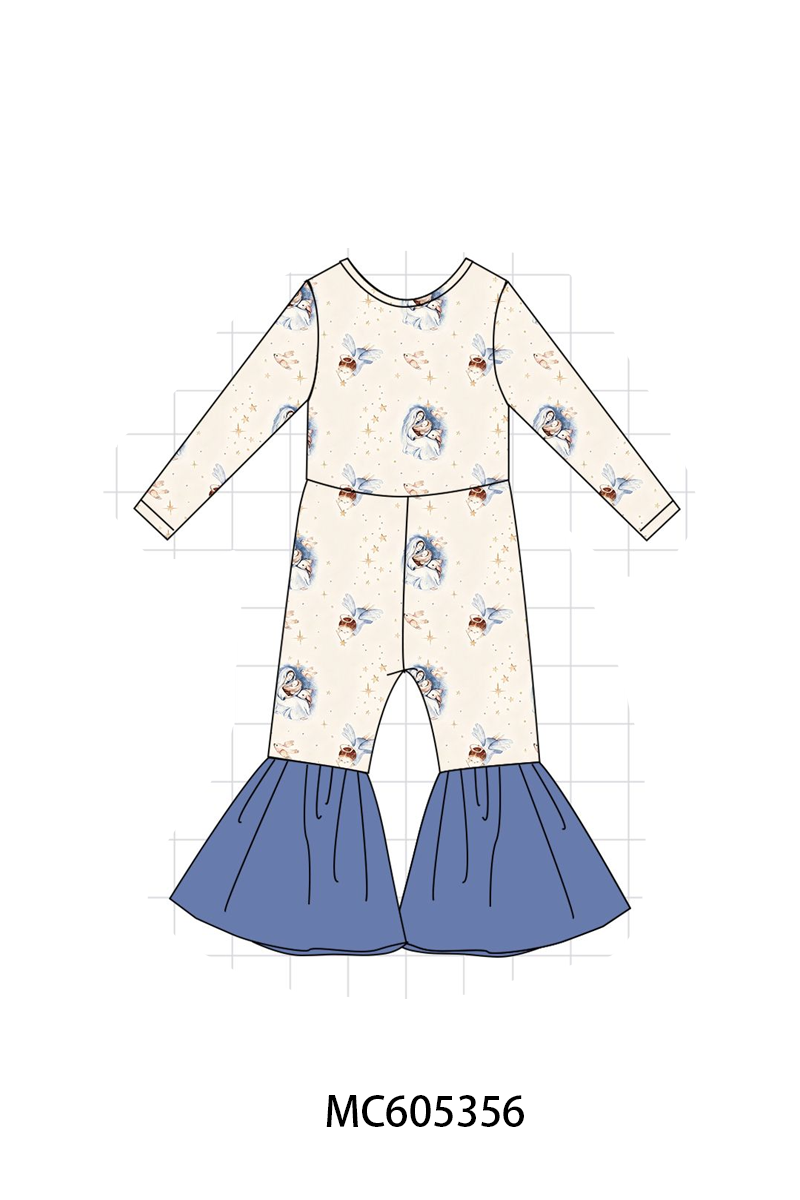 PREORDER Blue nativity Star Print Bamboo Collection
