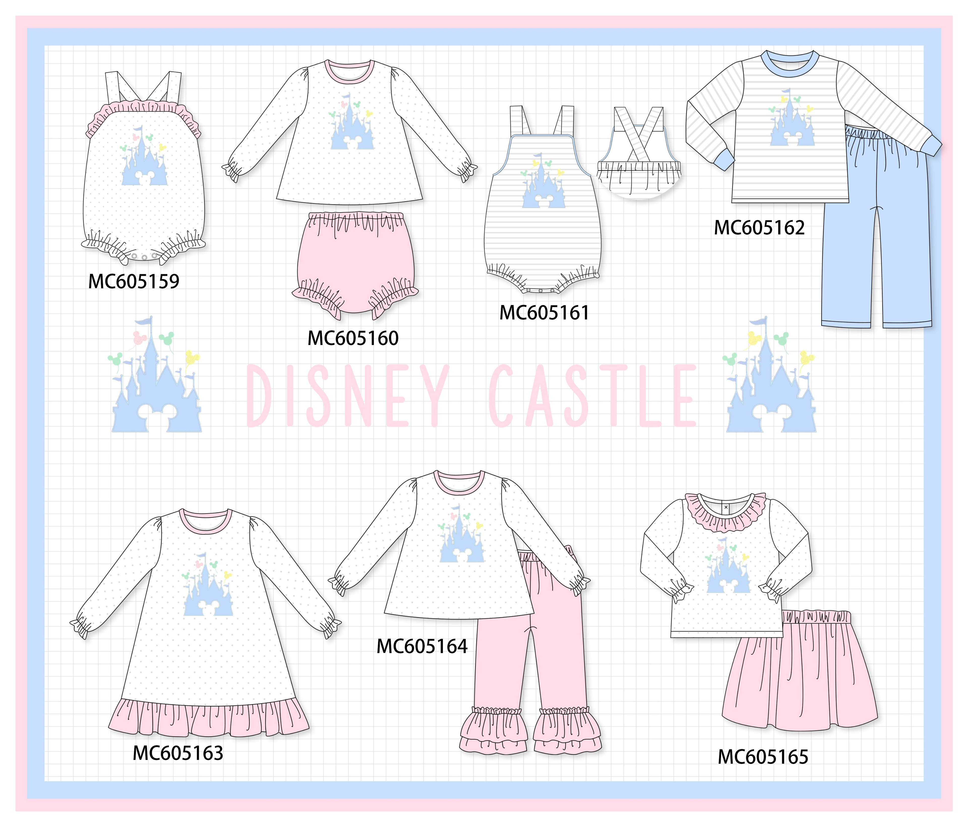 PREORDER Pink & Blue Castle Applique Collection