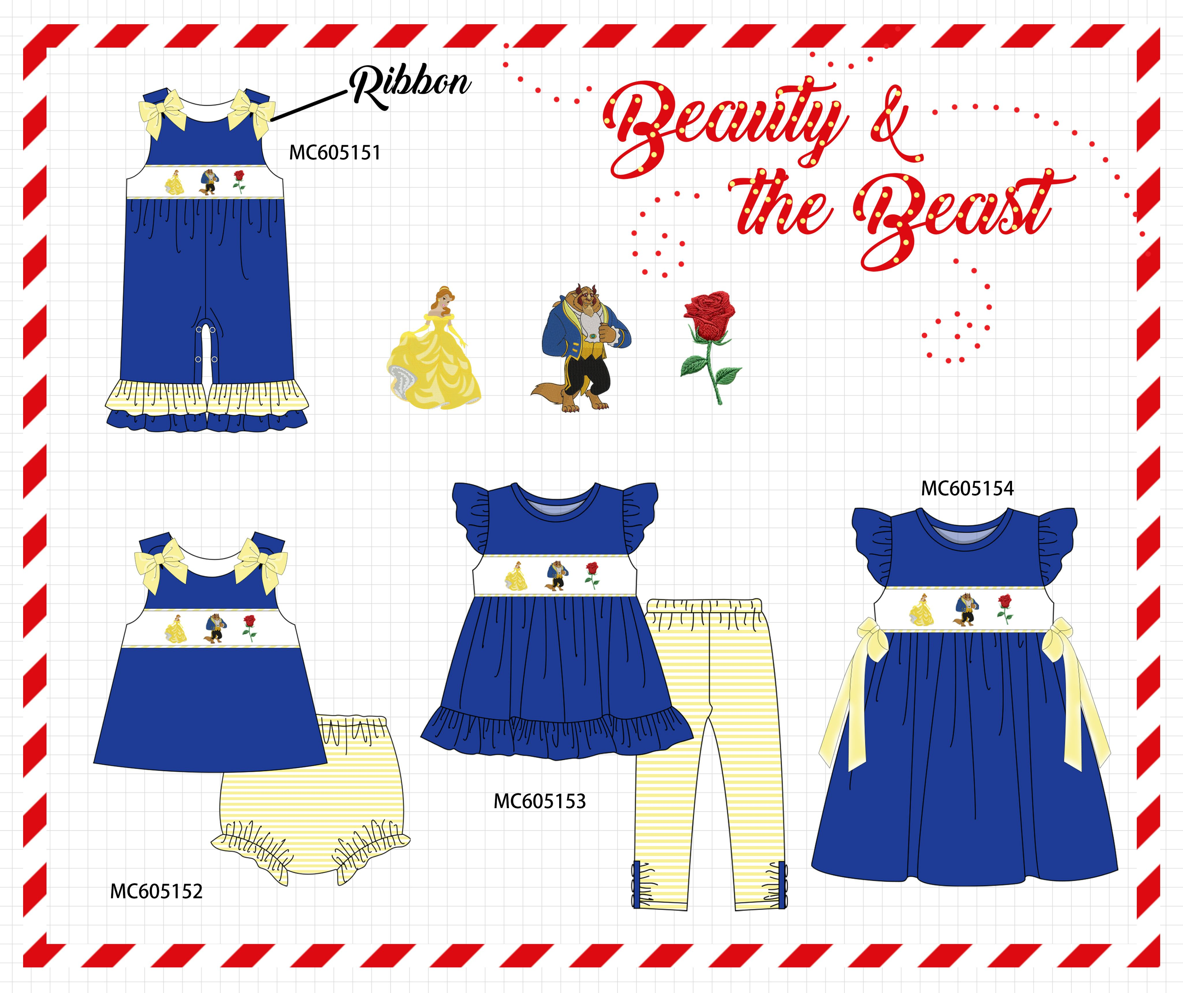 PREORDER Royal Blue Character embroidery Collection