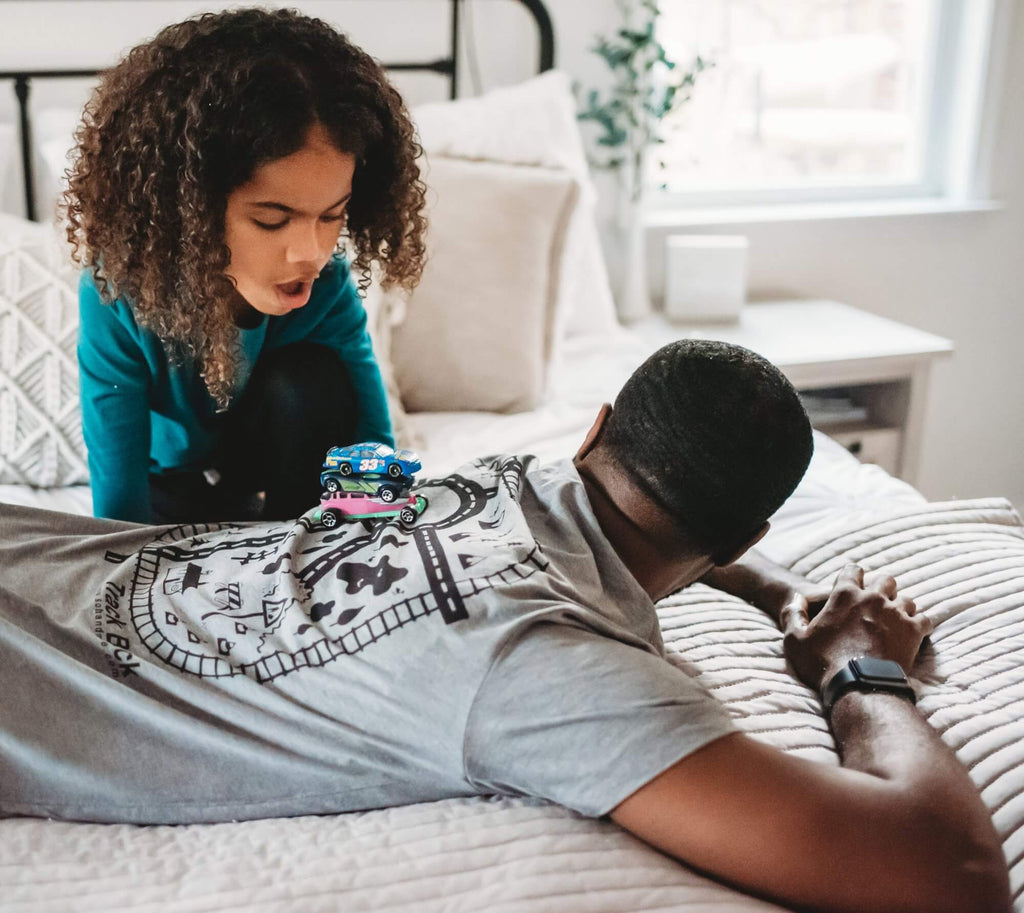 Car Play Mat Shirt for Dad | The Best Interactive Gift Tee