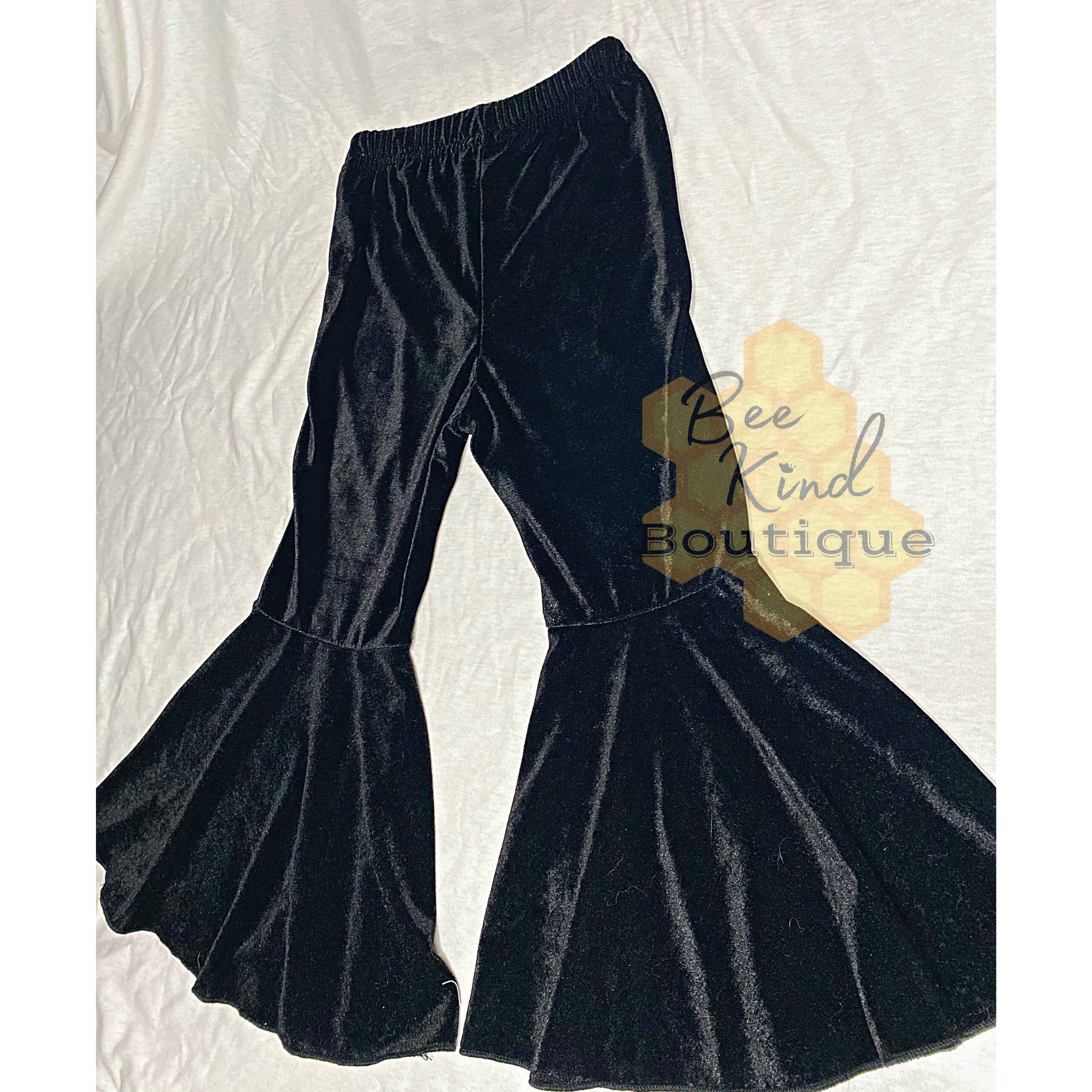 Toddler Velvet Flare Pants