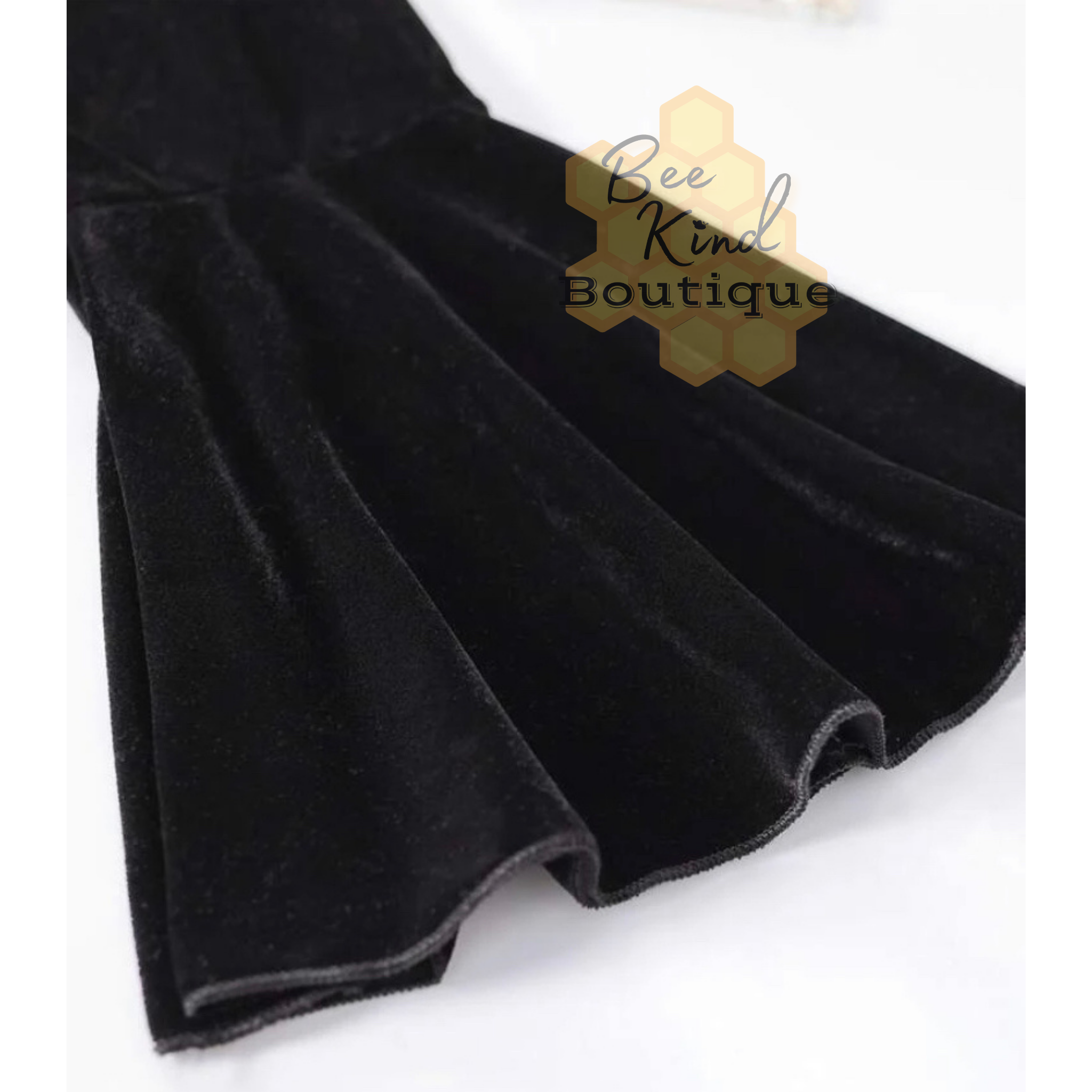 Toddler Velvet Flare Pants