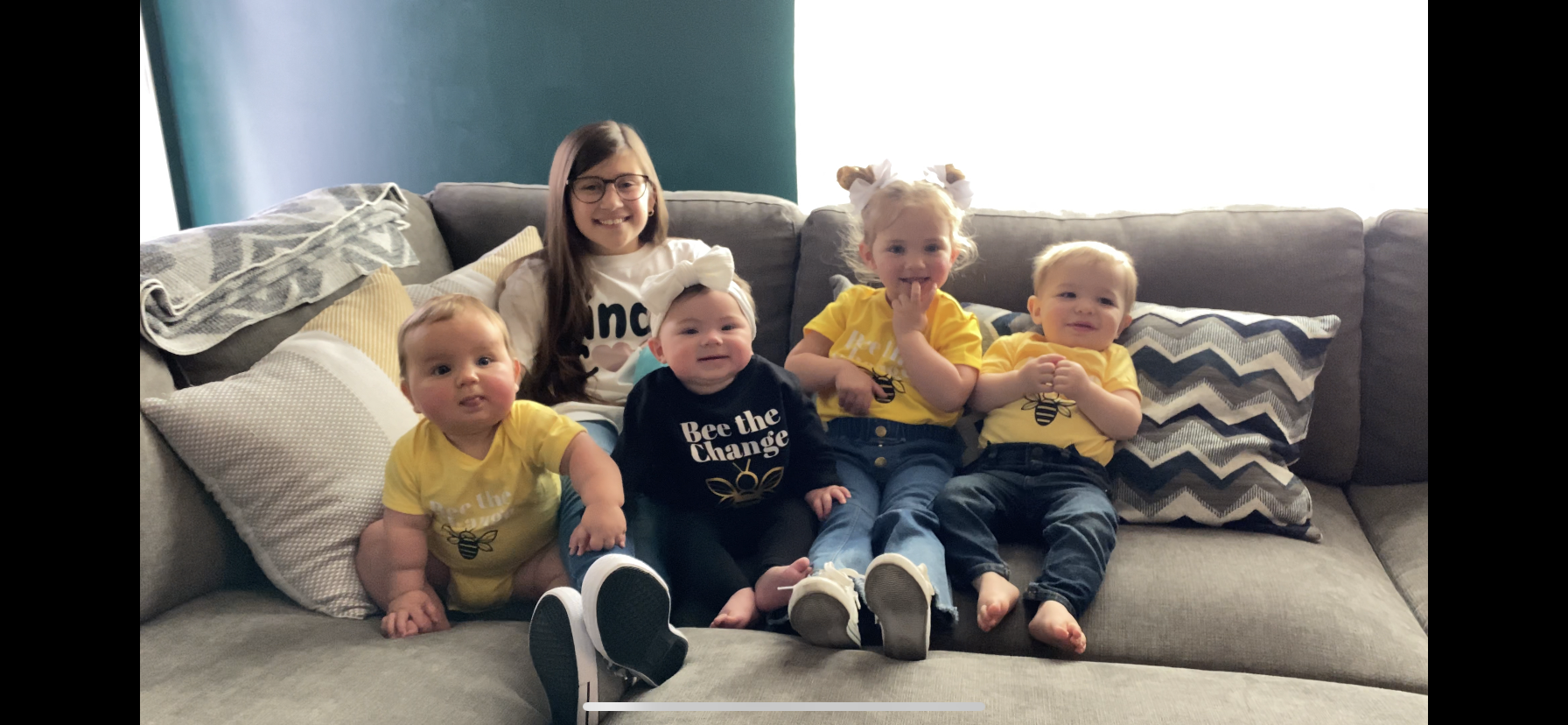 Bee The Change Yellow Tee