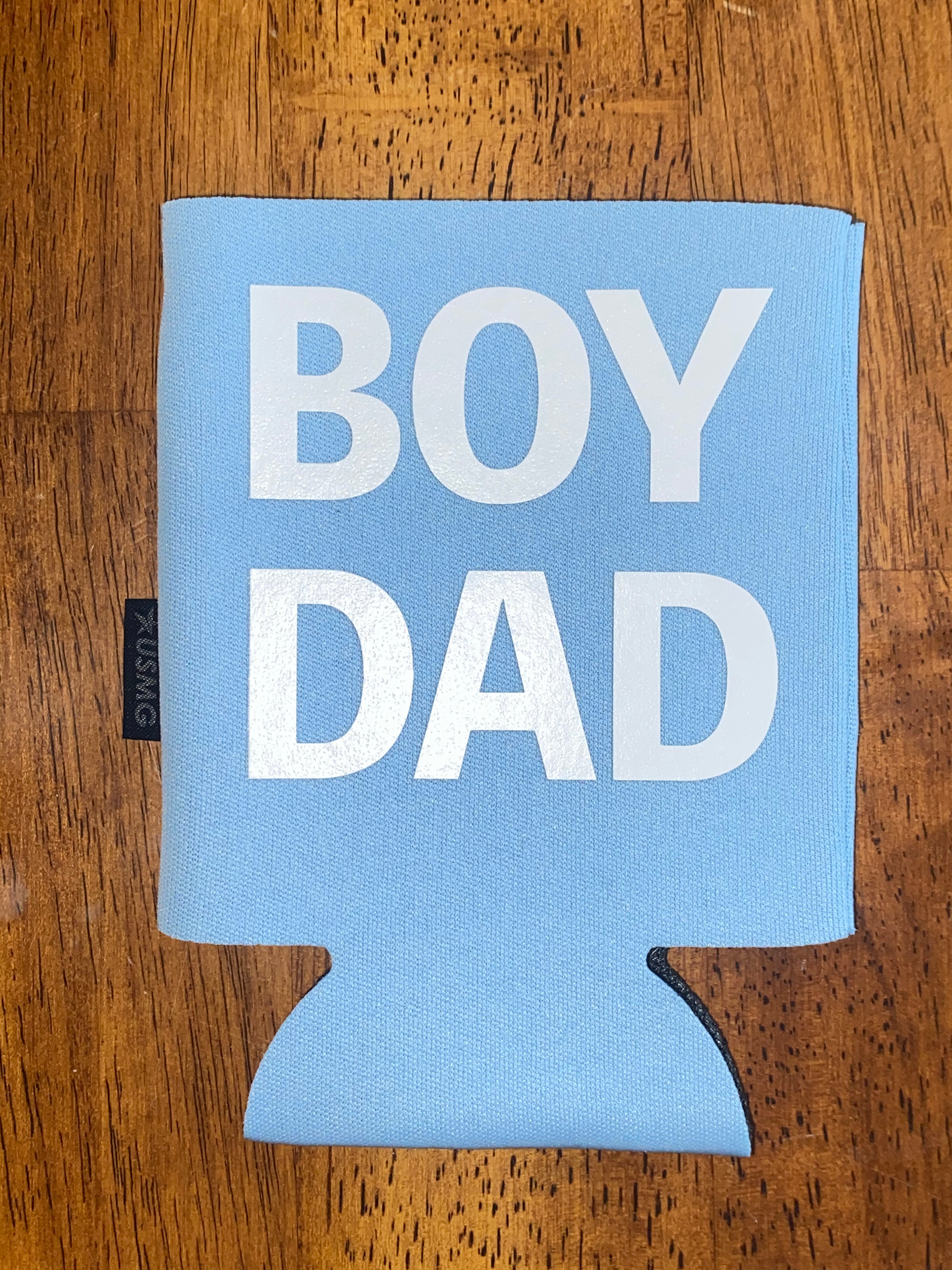 Blue "BOY DAD" Koozie