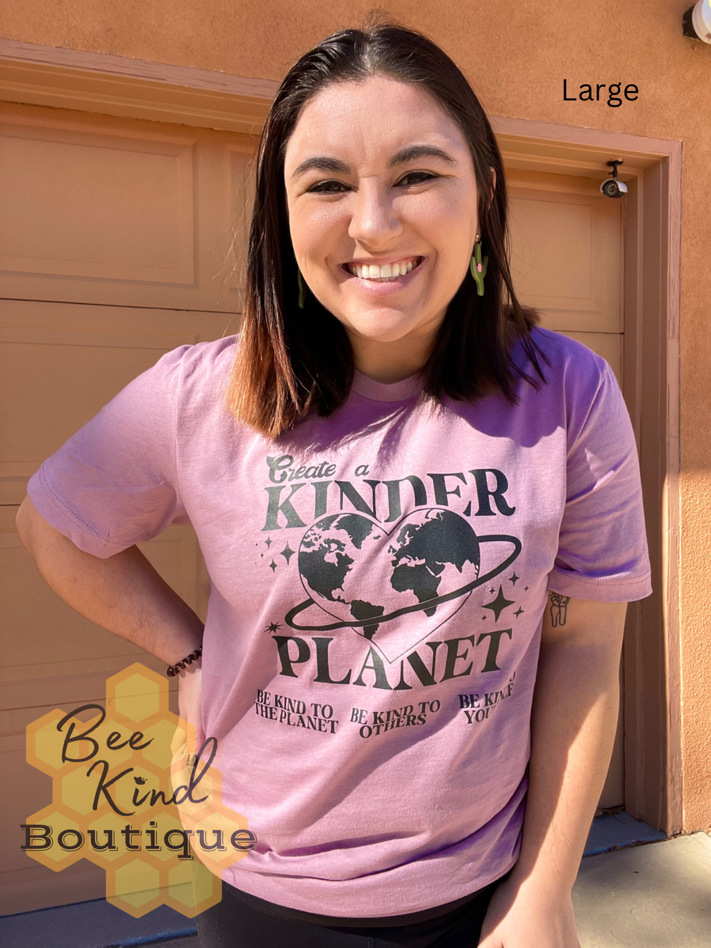 Adult "Create a Kinder Planet" Valentine Tee