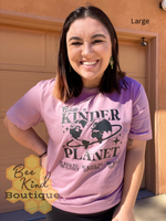 Adult "Create a Kinder Planet" Valentine Tee